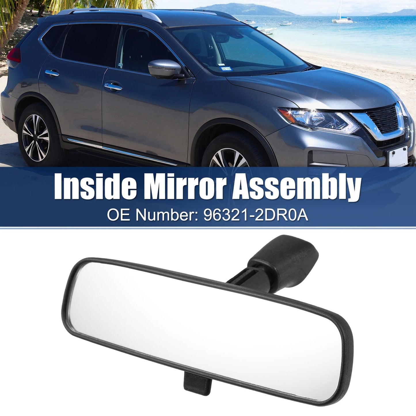 Rear View Mirror for Nissan Sentra (2013–2019) 96321-2DR0A 96321-2DR0-A103