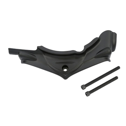 Black Cylinder Base Side Cover for Harley Touring, Dyna (2006-2016)