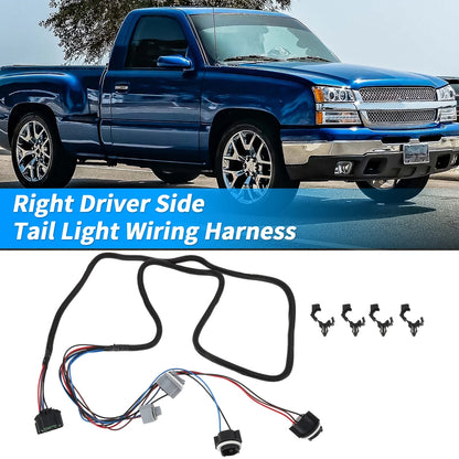 Right Tail Light Wiring Harness for Chevy Silverado 1500 2500 3500 (No. 16531402)