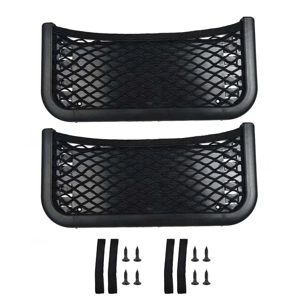 2 x Car Storage Pocket Net Seat Back Holder Organizer Bag Camper Caravan
