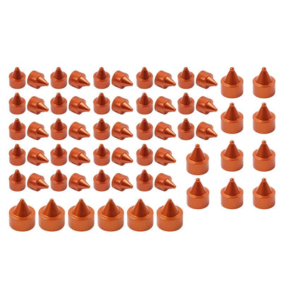 60x Engine Bolt Caps Cover Kit for Harley Softail Dyna Wide Glide (2012–2023)