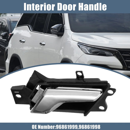 Black Front Rear Interior Door Handles for Chevrolet Captiva Sport (2012-2017) 2 x