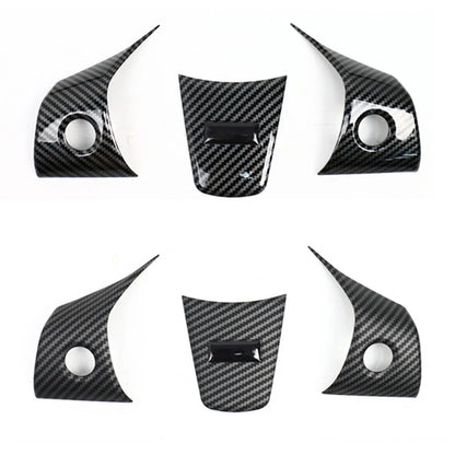 Carbon Fiber Interior Steering Wheel Trim for Tesla Model 3 (2017–2024)