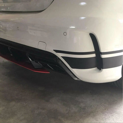 Matte Black Side Stripe Decals for Benz A Class W176 A180 A200 A250 A45