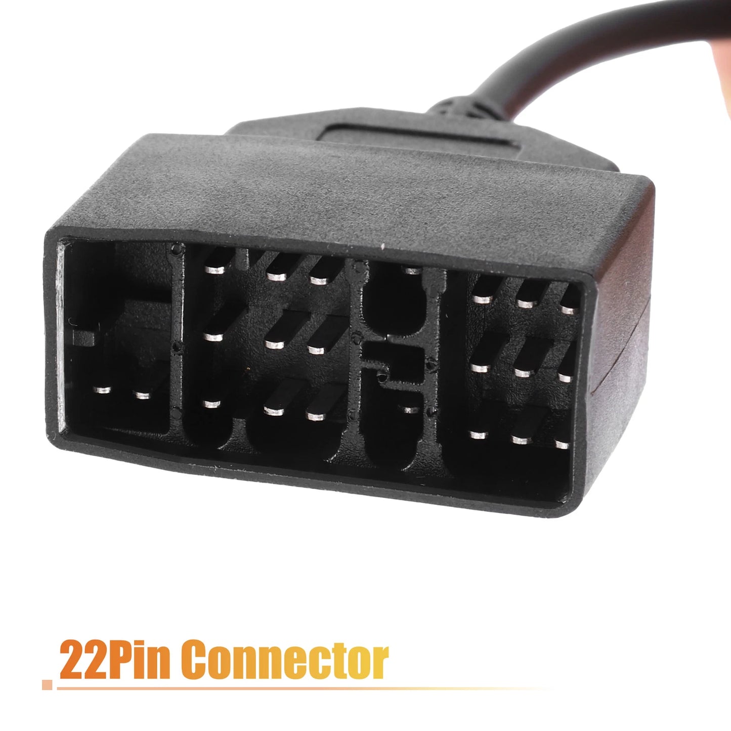 OBD1 22-Pin to OBD2 16-Pin Adapter Cable for Toyota (1996–2000)