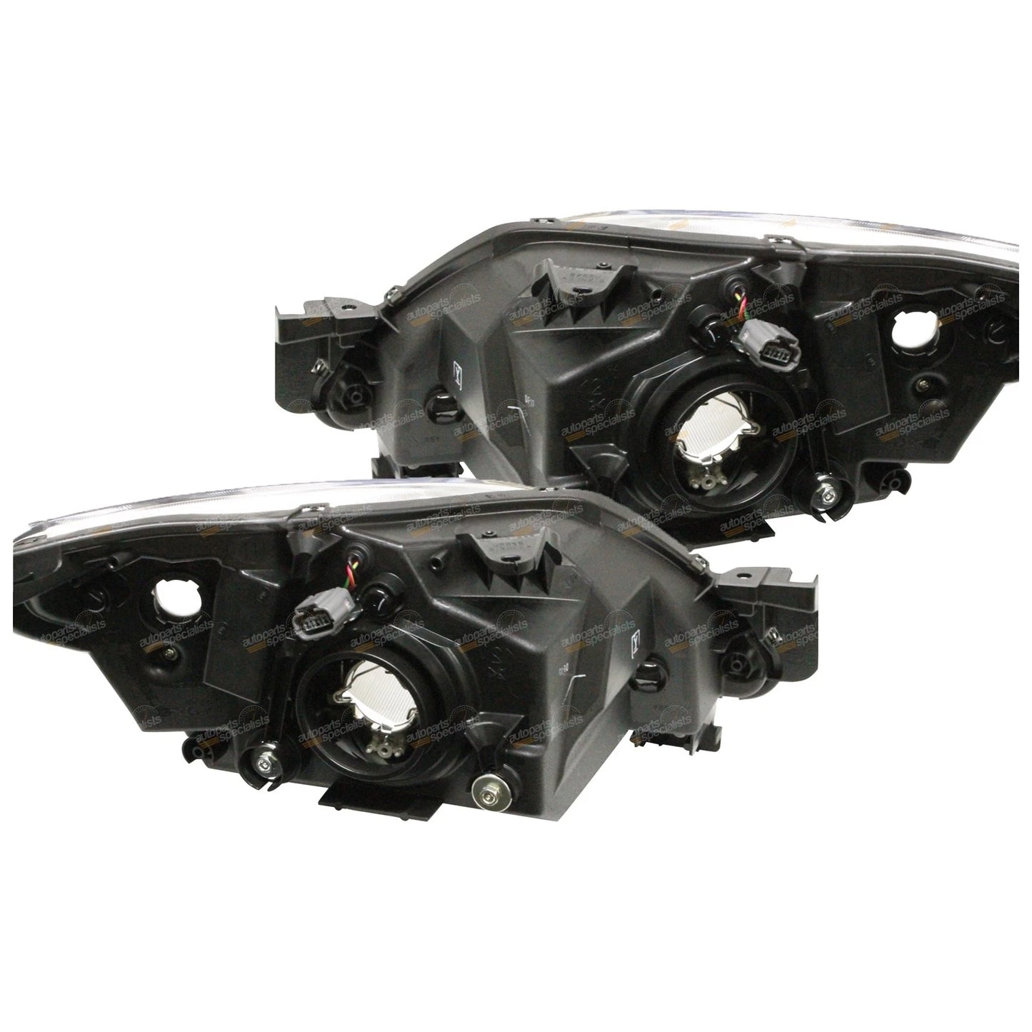 Headlights Pair for Mazda 2 DY Series 2 (2005–2007)