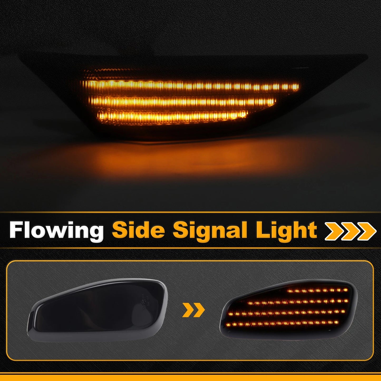 Side Marker Fender Light 68256049AA for Jeep Renegade (2015–2023)
