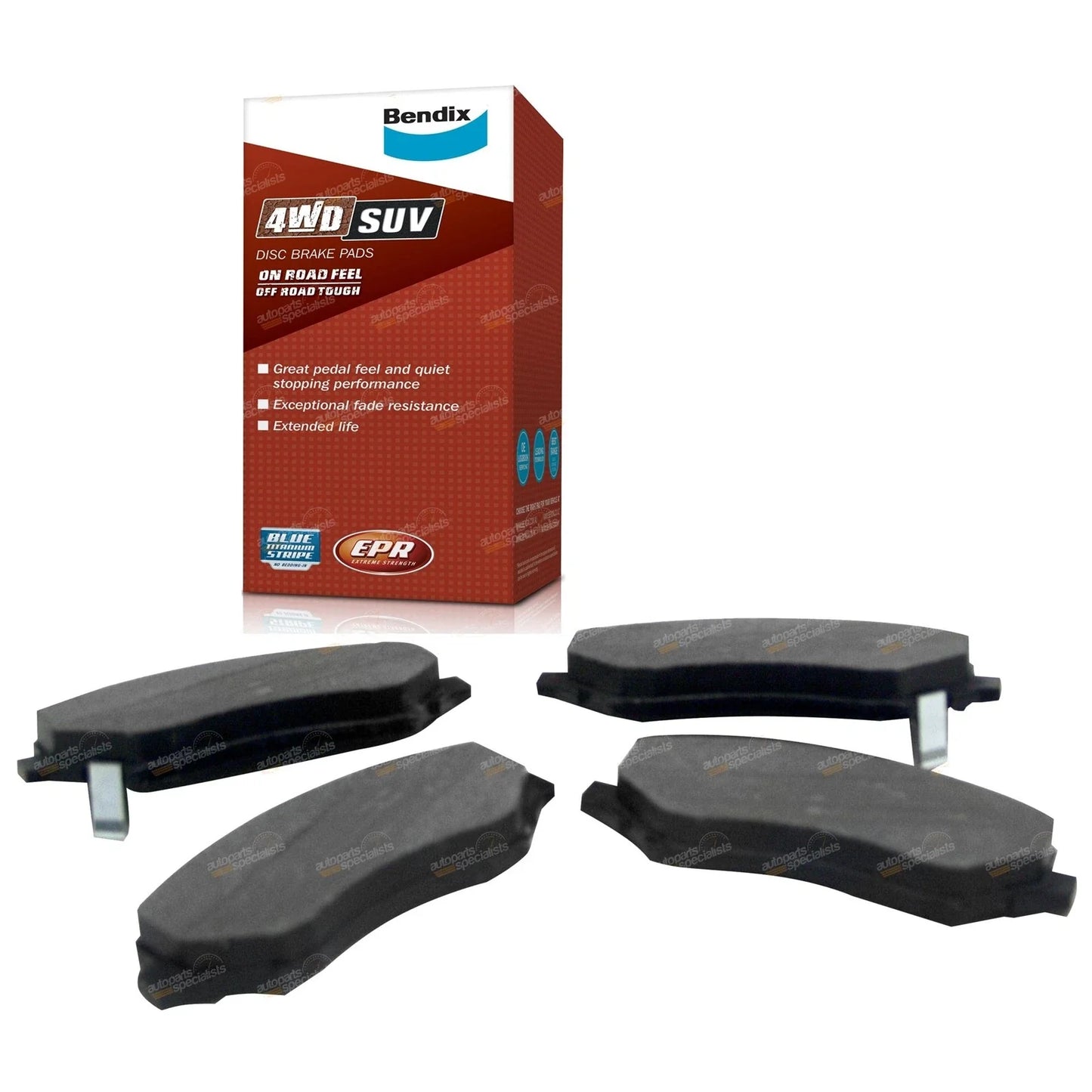 4WD Front Disc Brake Pad Set for Jeep Wrangler JK (2007-2012)