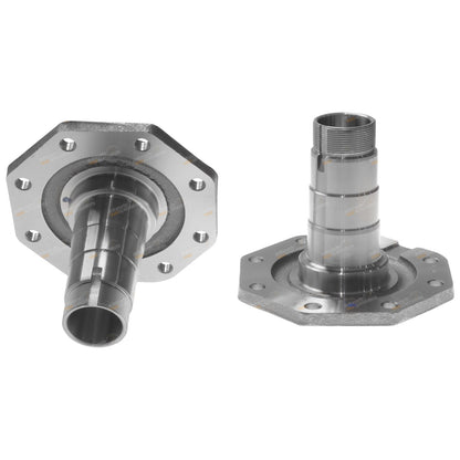 2 Front Hub Steering Knuckle Spindles for Land Cruiser (1976–2007)
