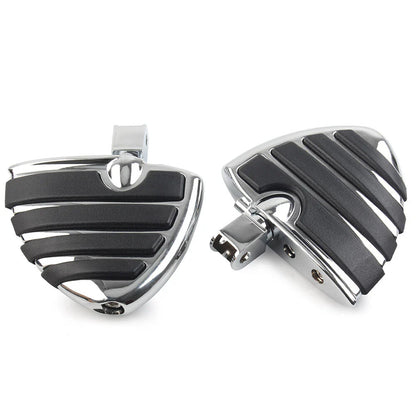 Chrome Front Foot Pegs Footrests for Honda Shadow ACE VT750 VTX 1300C (2000-2007)