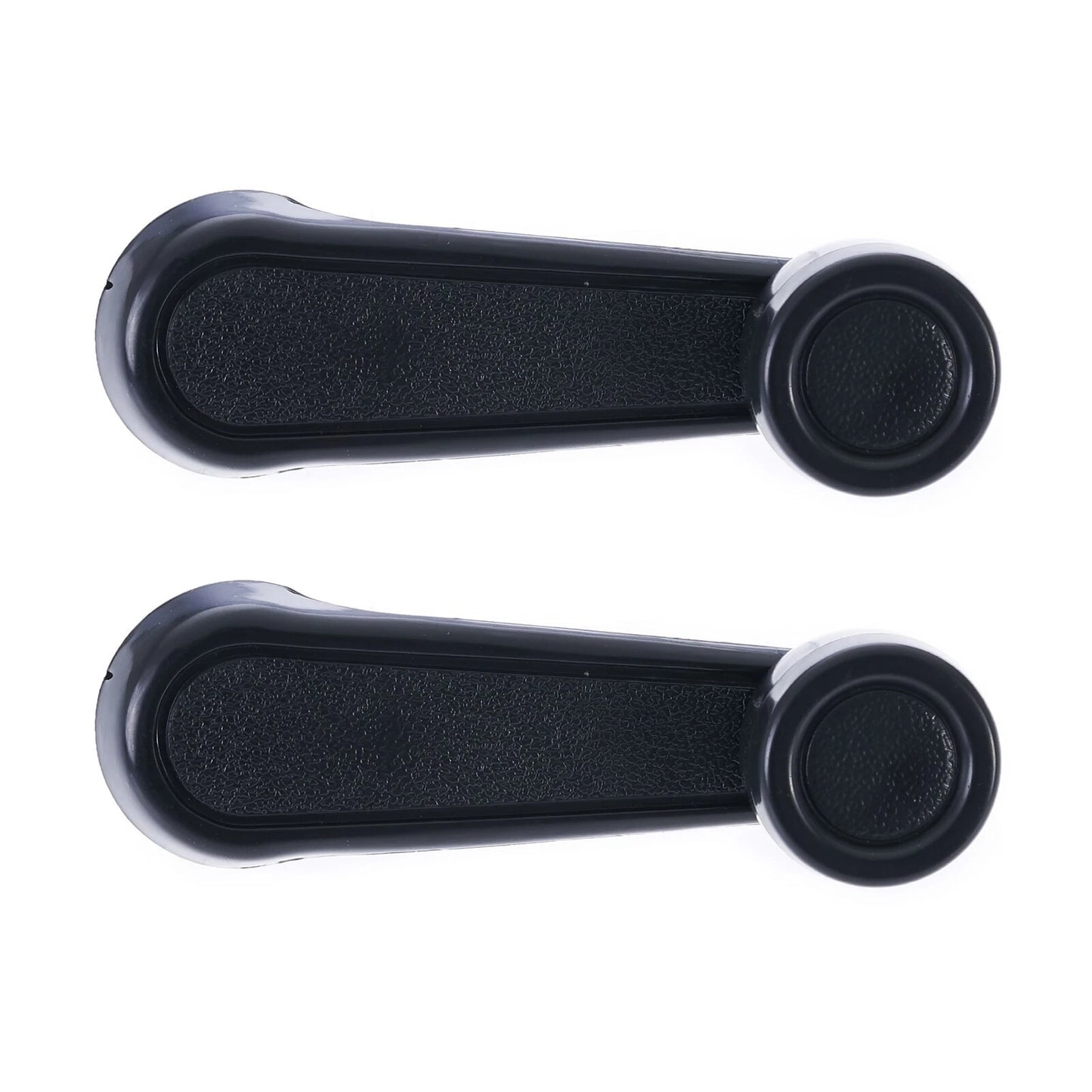 2X Black Window Crank Handle for Toyota Landcruiser (1969–2007)