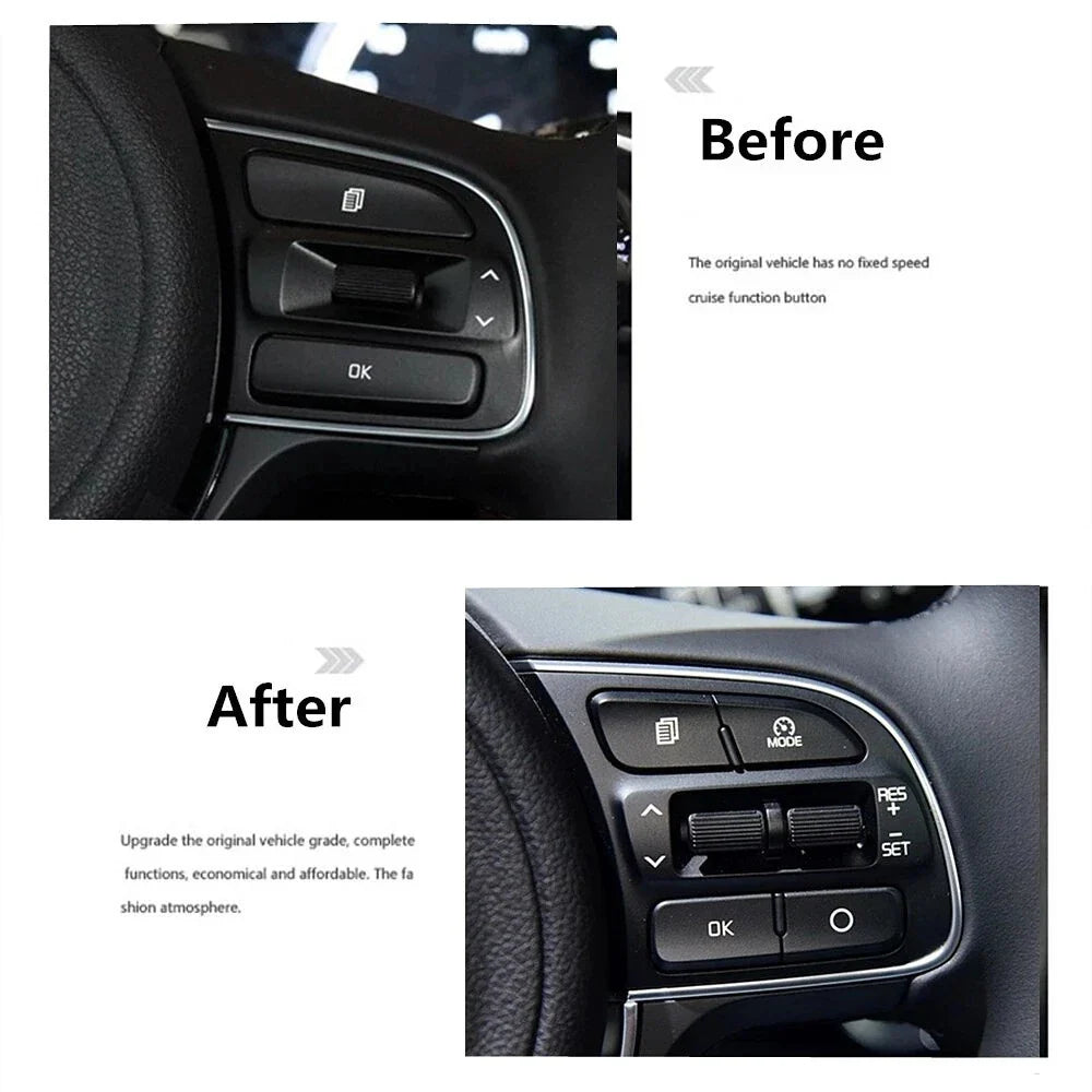 Cruise Control Steering Wheel Switch Button for 2016-2019 Kia Sportage