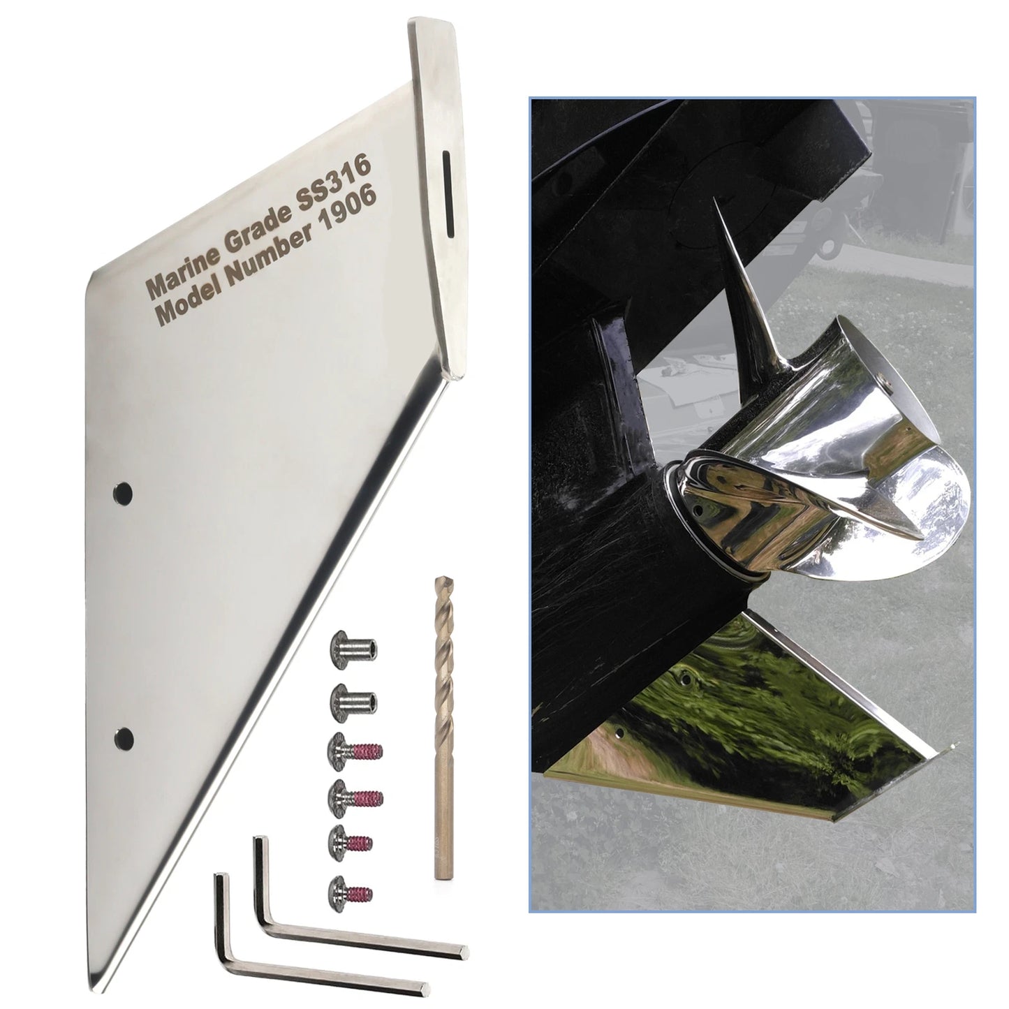 SkegGuard Replacement Skeg for Force 70-90hp 1998–2002