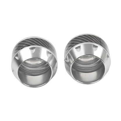 Silver Front Fork Frame Sliders for Motorcycle Crash Protection