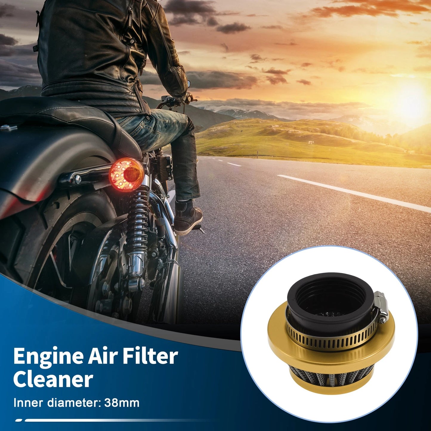 Air Filter for Motorcycle (38mm)