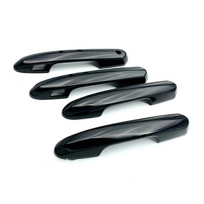 Black Door Handle Cover Trim for Toyota RAV4 (2019–2020)