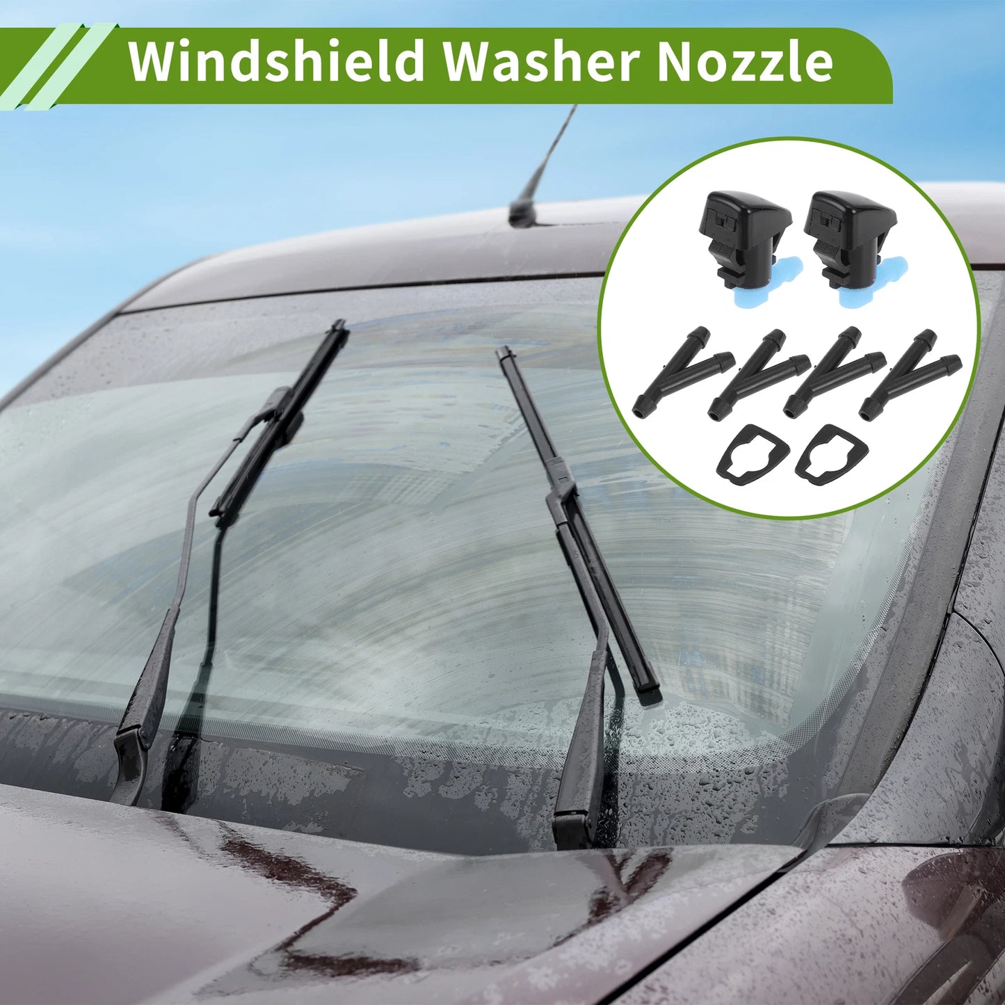 Windshield Washer Nozzle Set for Dodge No. 68269108AA