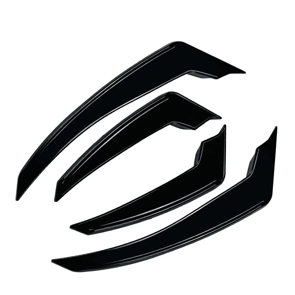 Glossy Black Front Bumper Side Air Vent Trim for Alfa Romeo Stelvio (2017-2025)
