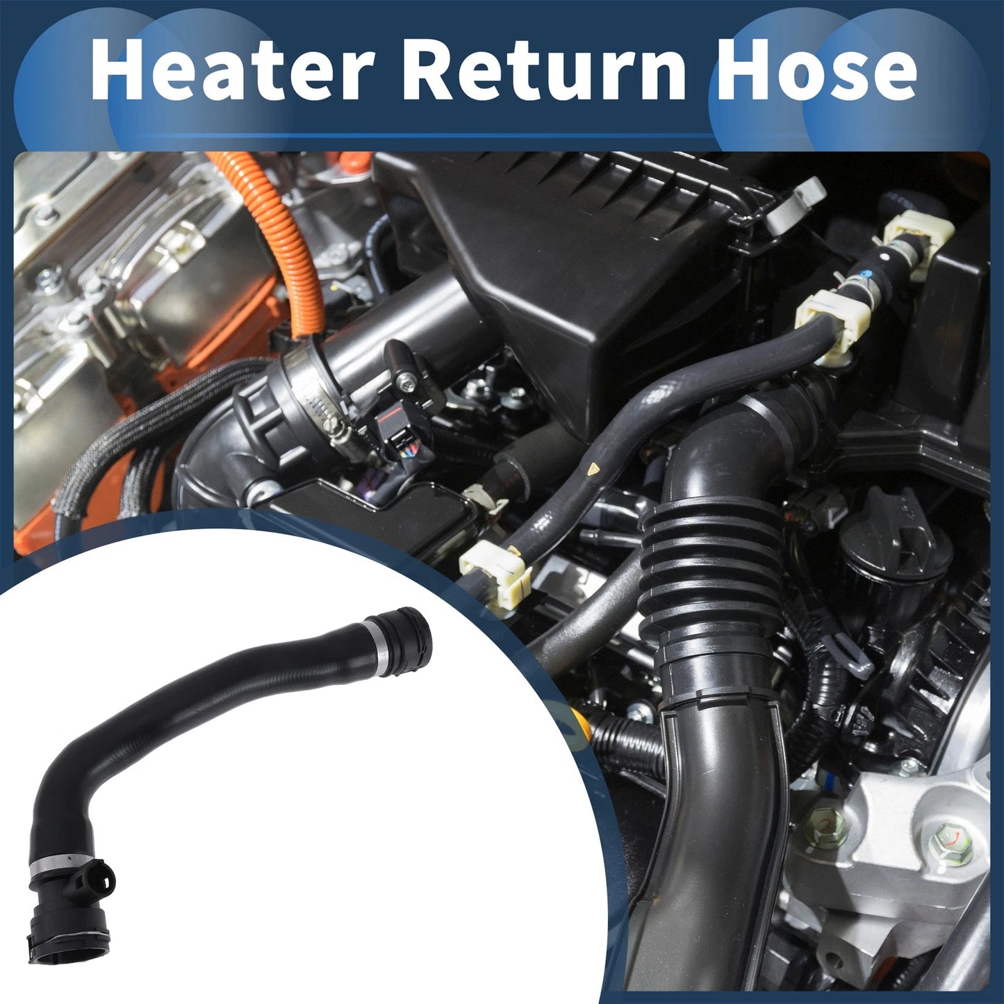Radiator Hose for BMW 550i, 650i (2006–2010) No. 17127540666