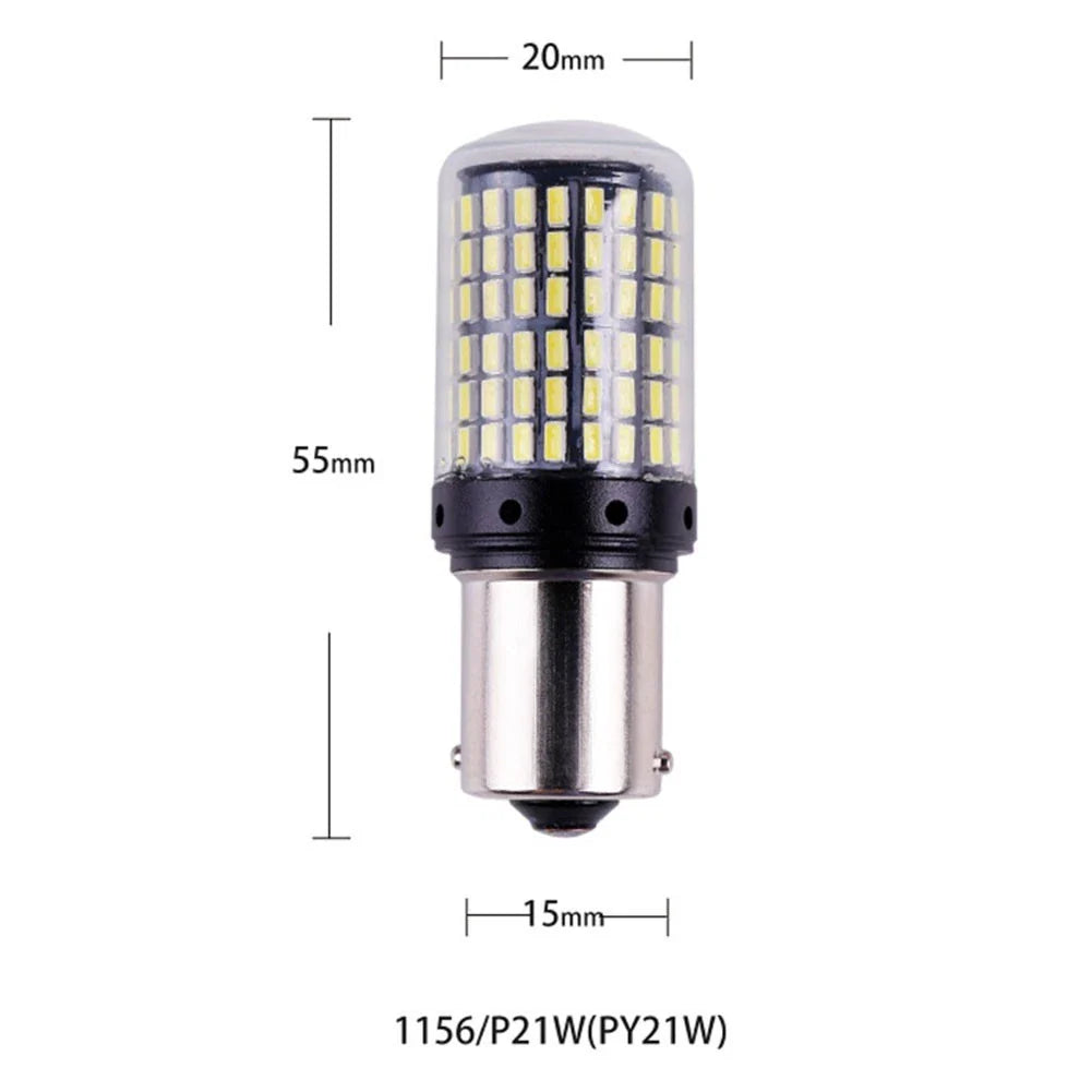2 x LED Tail Light 55mm×15mm×20mm Brake Reverse Lamp
