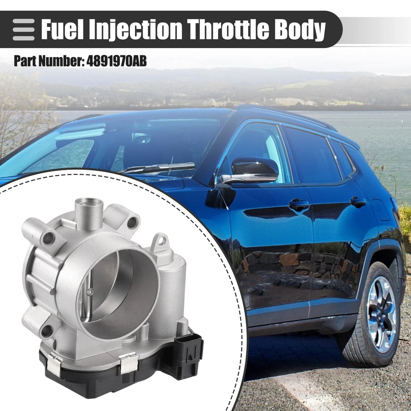 Throttle Body Assembly for Dodge Dart 2.0L 2.4L (2013-2016)
