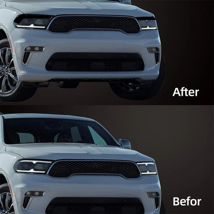 Car Headlight Smoke Vinyl Tint Overlays for Dodge Durango (2014-2021)