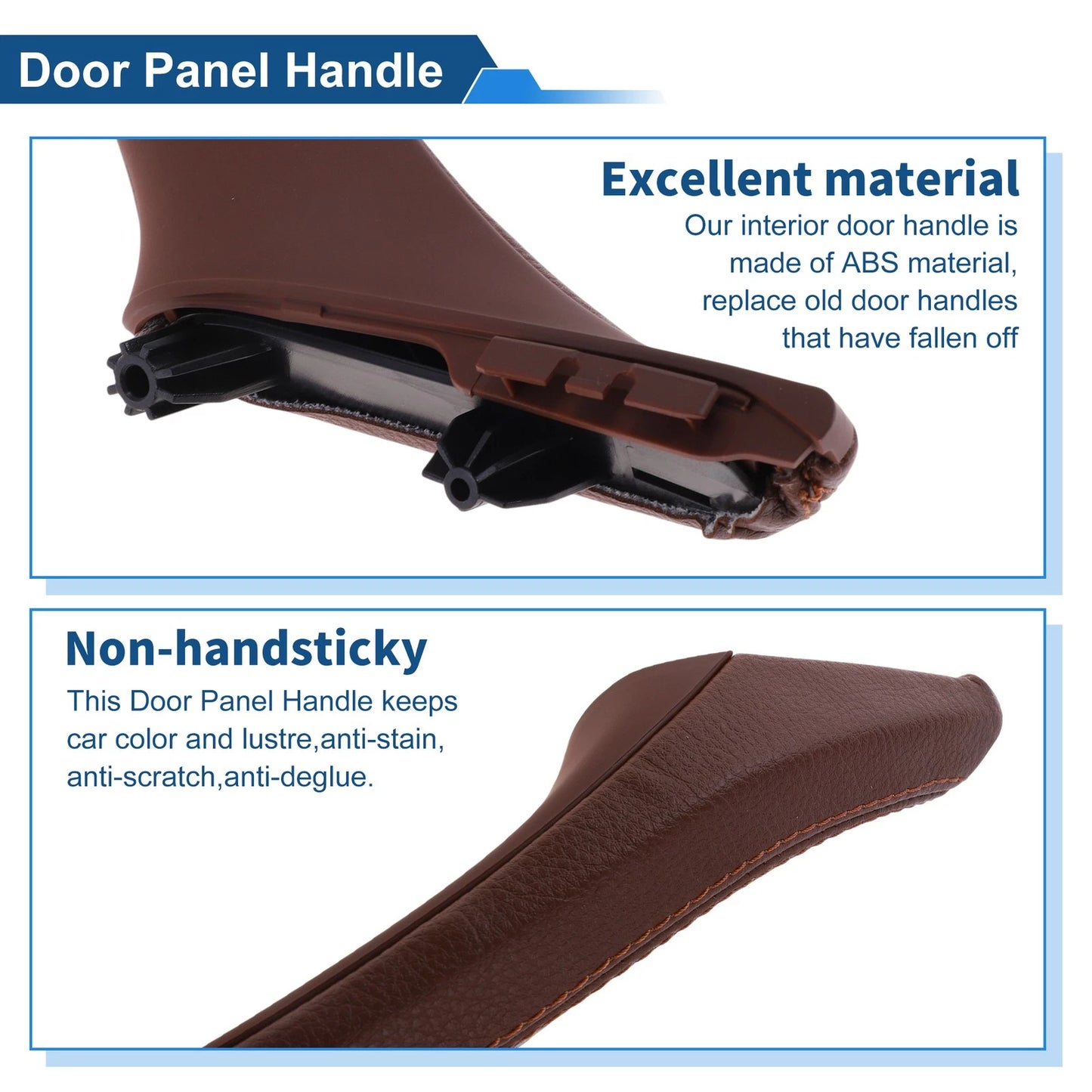 Inner Door Panel Handle for BMW F10 F11 F18 (2010–2017) No. 51417225859 Wine Red