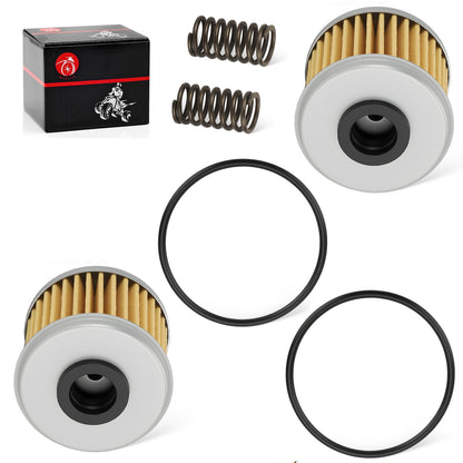 2X Oil Filter with O-Ring Kit for Honda CRF450L CRF450R-S CRF450RL (2002–2024)