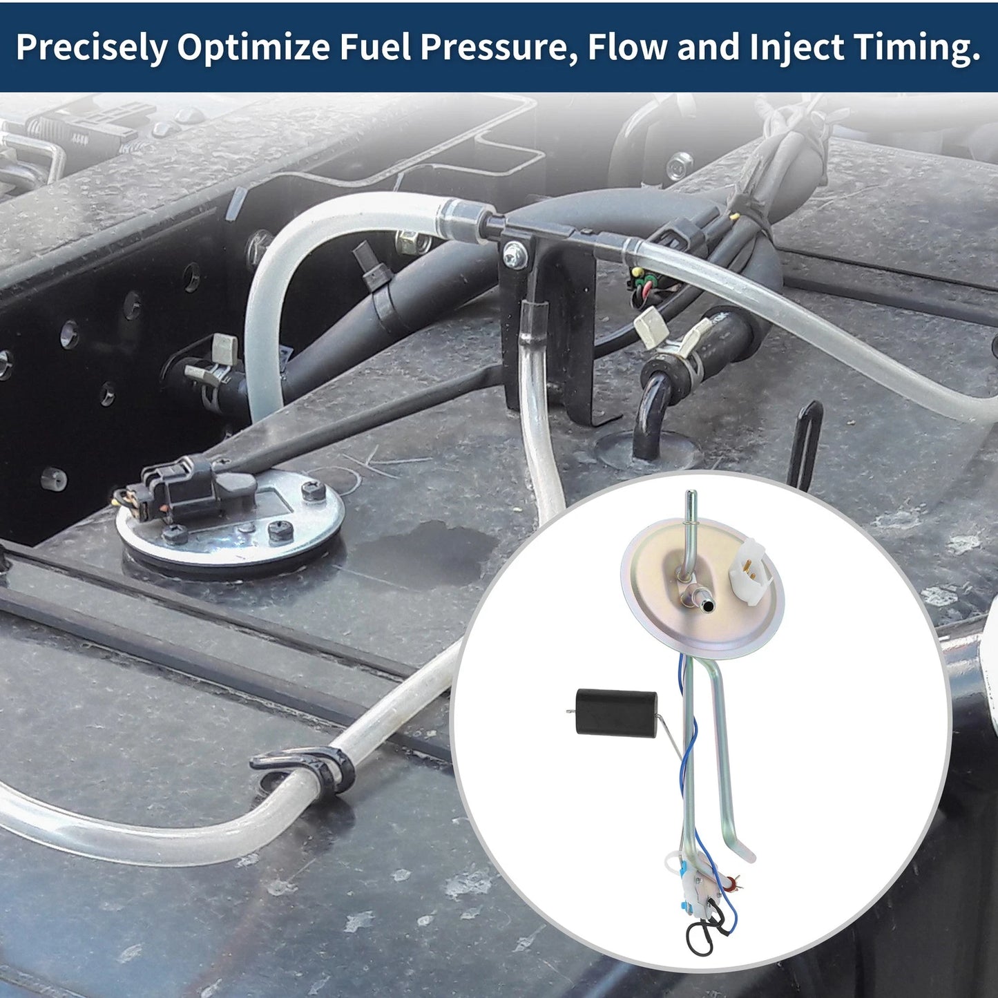 Fuel Pump Tank Sending Unit for Ford F-250 F-350 (1990–1991) No.FMSU-7DE