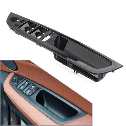 Black ABS Inner Door Handle Trim Cover for BMW X5 X6 E70 (2007-2013)