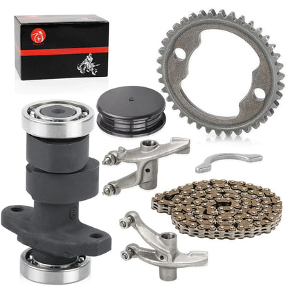Camshaft & Rocker Arm & Cam Timing Gear for Honda FourTrax 250 TRX250X (1987–1992)