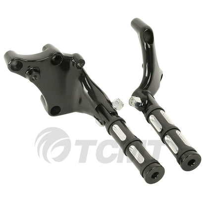 Passenger Footrest Footpeg Mount Bracket for Harley Sportster 883 1200 (14-22)