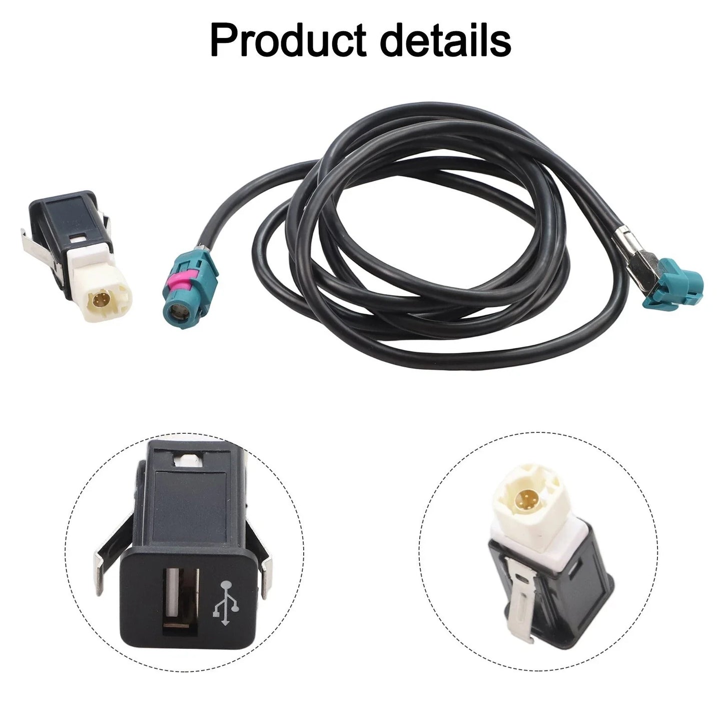 USB Harness Cable for BMW NBT EVO 4-Pin Connection