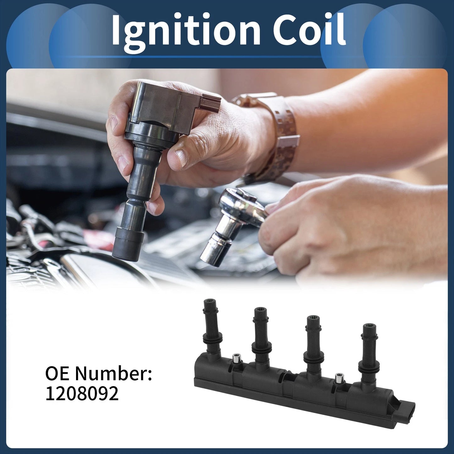 Ignition Coil Pack No.1208092 for Vauxhall Astra (1998–2009)