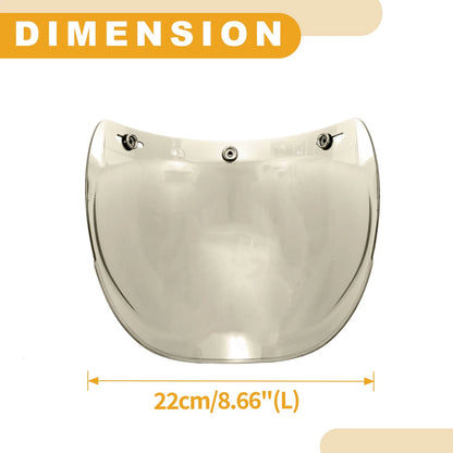 Universal Motorcycle Helmet Visor Shield - Anti-UV Light Green