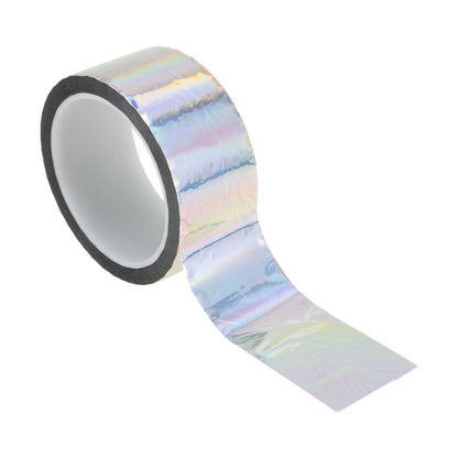 Pinstripe Tape 45mm x 50m for Car Motorcycle Boat Laser Silver Tone (1 Pcs)