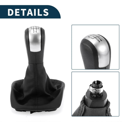 5 Speed Manual Gear Shifter Knob with Cover for Skoda Octavia (2004–2012)
