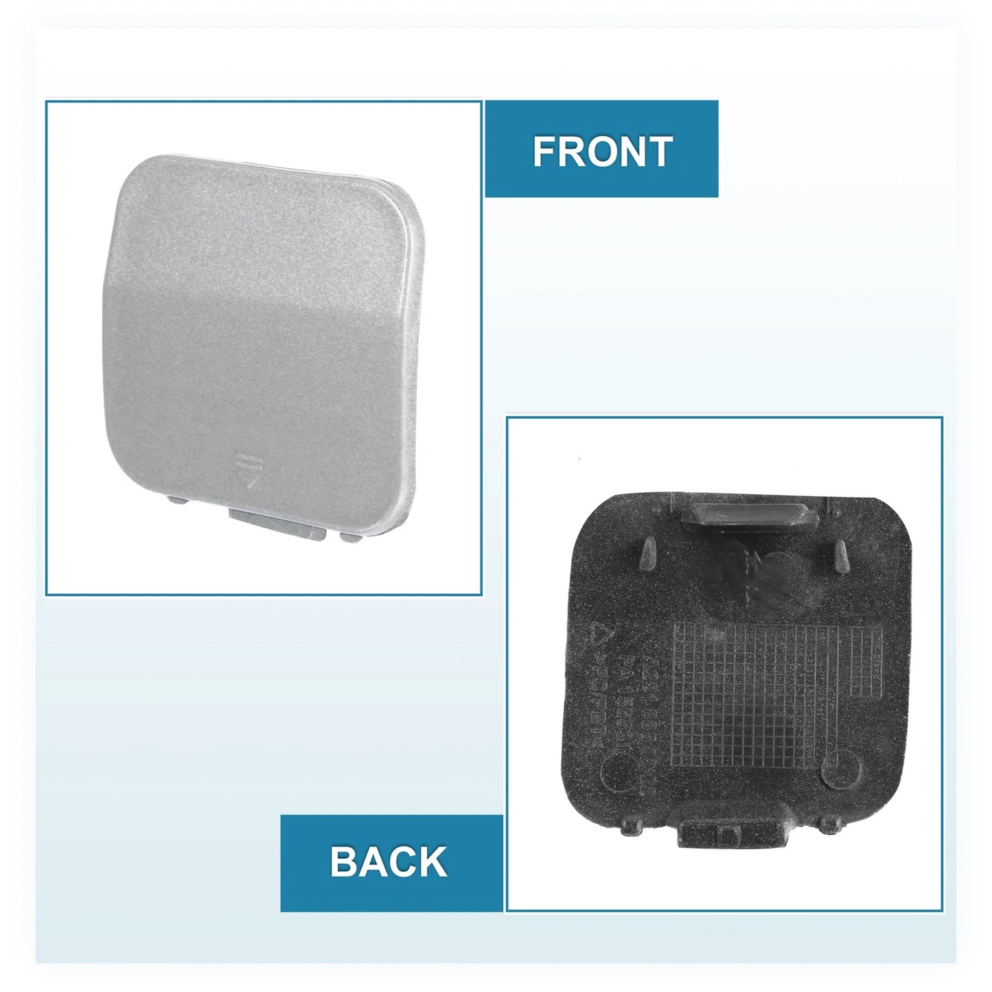 A2218850022 Rear Bumper Tow Hook Cover for Mercedes-Benz S-Class (2014–2020)
