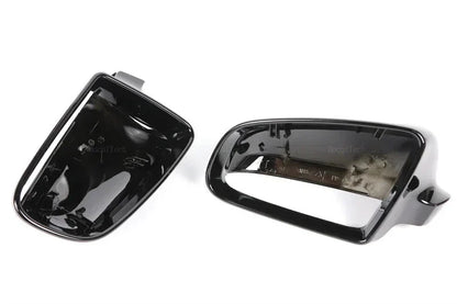 Gloss Black Wing Mirror Caps for Audi A4 B7 (2005–2008)