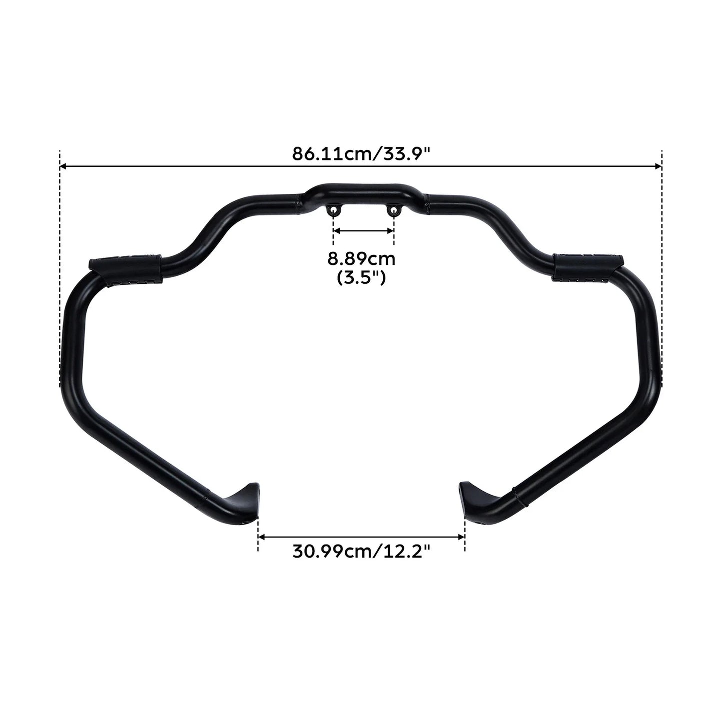 Mustache Engine Guard Bar Lower Vented Fairings for Indian Roadmaster (15-25)