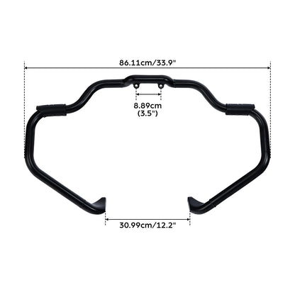 Mustache Engine Guard Bar Lower Vented Fairings for Indian Roadmaster (15-25)