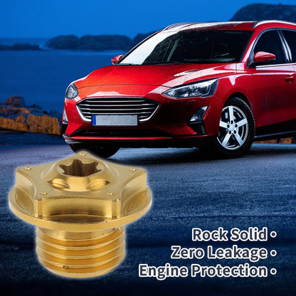 Oil Drain Plug   M14*1.5 Gold Tone
