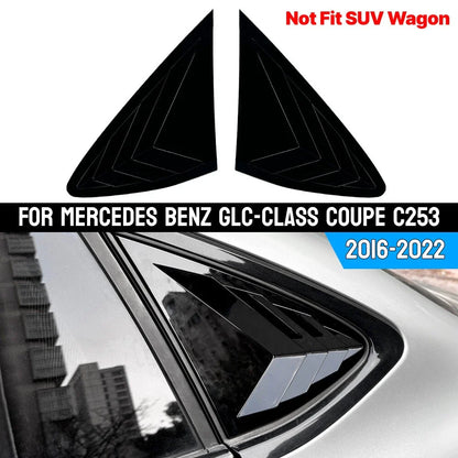 Rear Window Louver Shutter Covers for Mercedes-Benz GLC-Class Coupe (2016–2022)