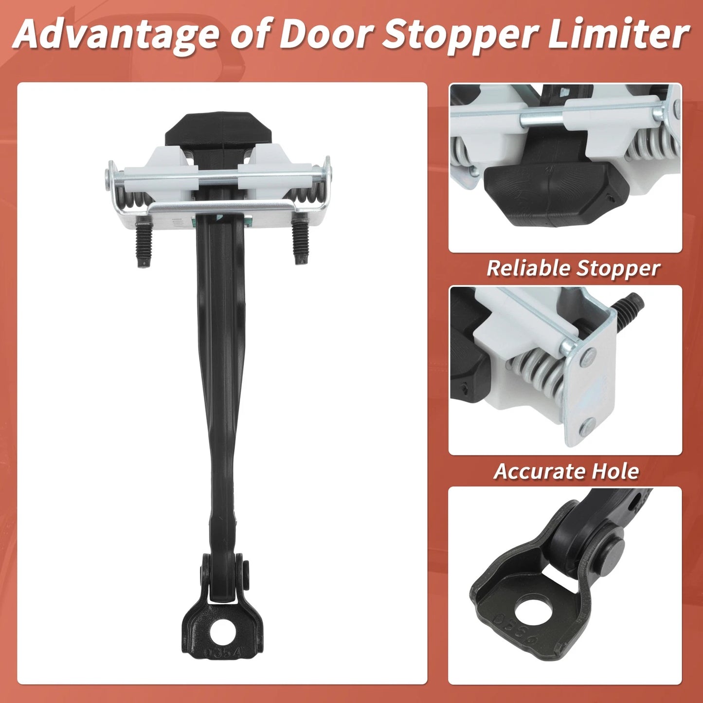 Front LH RH Door Check Strap Limiter Bracket for Ford Escape (2020–2025) LJ6Z7823552B