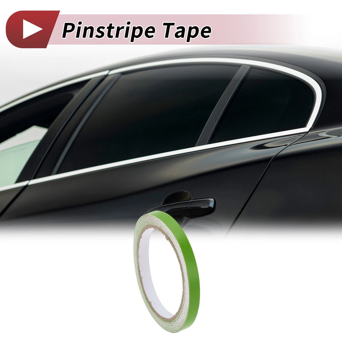 Pinstripe Tape 15mm x 10m for Car Motorcycle Boat Matte Green (1 Pc)