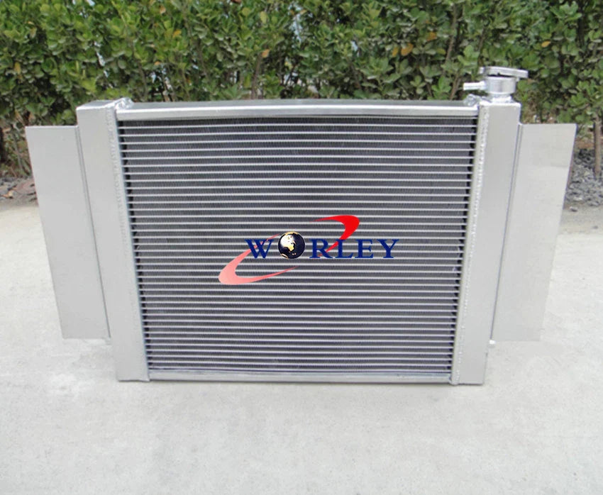 Aluminum Radiator 3 Row for Mazda RX2 RX3 RX4 RX5 RX7 (1970-1985)