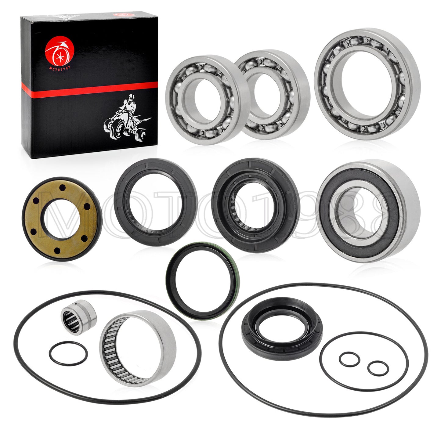 Rear Axle Seal Bearing O-ring Kit for Suzuki Quadsport Z250 (2004–2009)