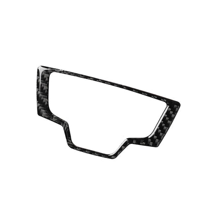 Center Console Gear Shift Panel Cover Trim for Audi A6 A7 (2012–2018) Carbon Fiber