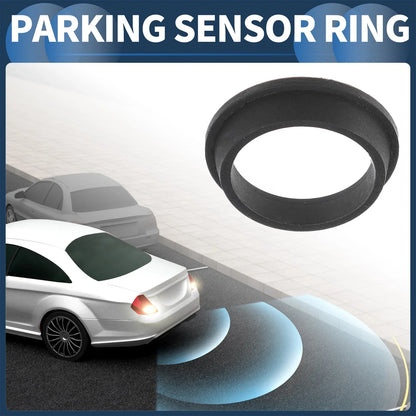 Seal Rear Parking Sensor for BMW 128i (2008-2013) Black 10 Pcs