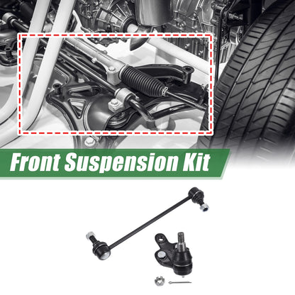 4pcs Front Suspension Kit Sway Bar Link Ball Joint for Toyota Sienna (2004–2020) No.K90346